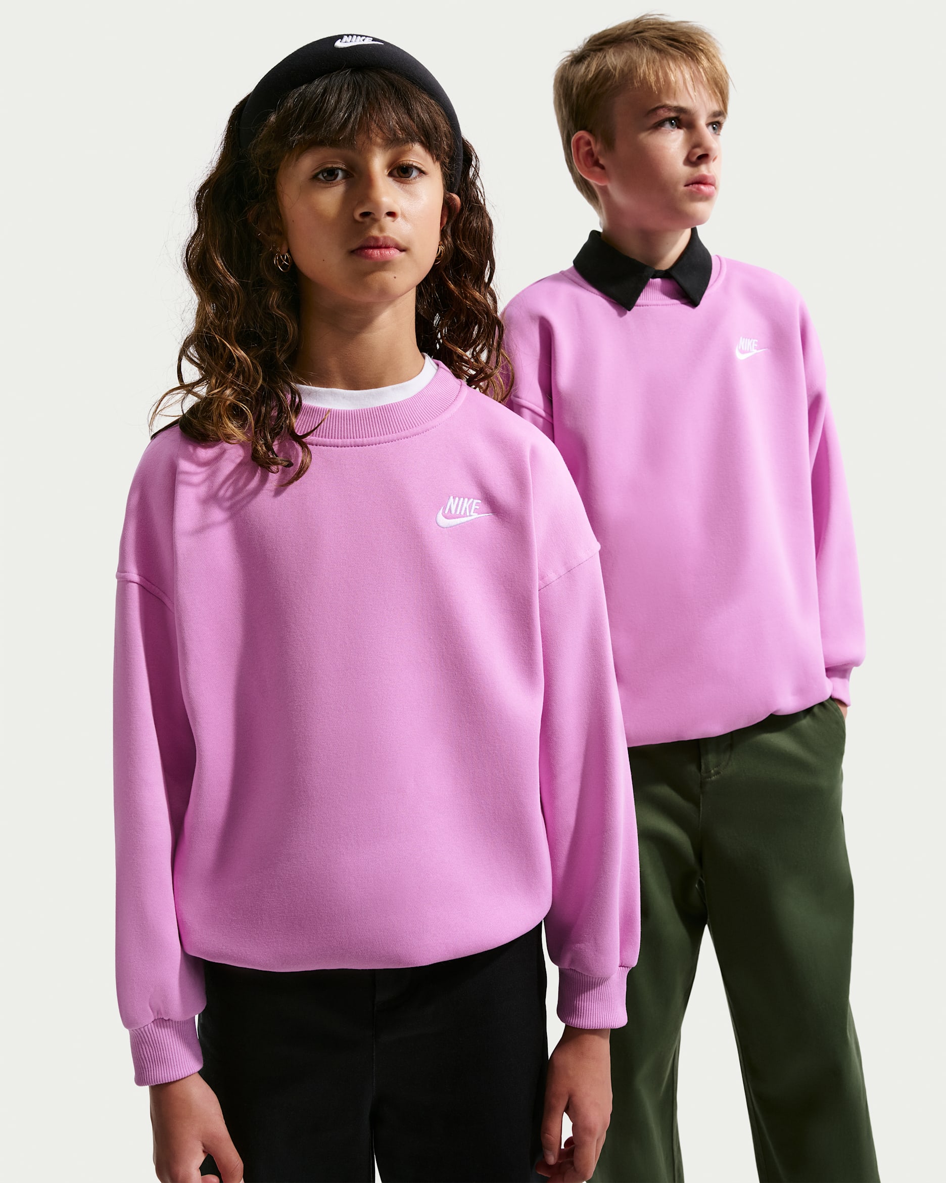 Nike Sportswear Club Fleece Older Kids' Oversized Sweatshirt. Nike ZA